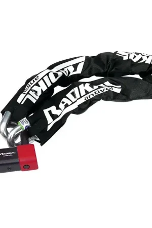 Offre Du Jour Radikal Chaîne moto en acier trempé avec mini cadenas en arc SRA