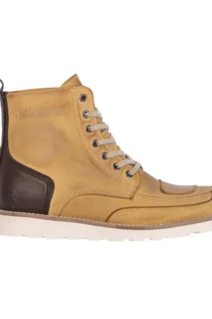 Offre Du Jour Helstons Demi-bottes moto cuir aniline ciré femme