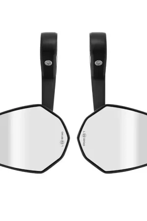 Livraison Gratuite Avoc Paire de rétroviseur moto embout de guidon avec adaptateur plastique alu Nebraska