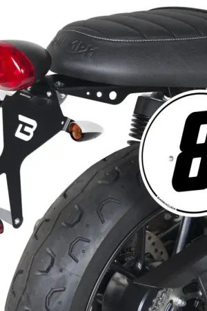 Authentique Barracuda Support de plaque moto Triumph Street Twin