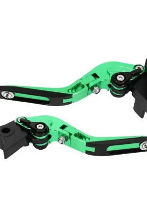 Avoc Levier de frein moto Kawasaki 900 Z900, 650 Z650 Vert Anodise Cnc-Avoc- Commander Maintenant