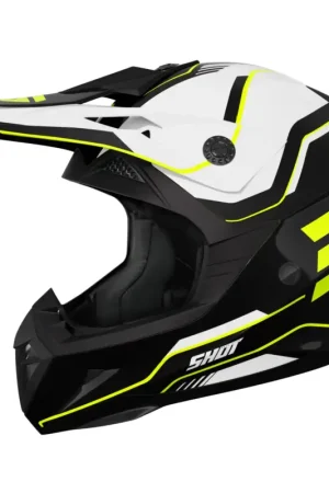 Commander Maintenant Shot Race Gear Visière casque de moto cross enfant Pulse Lines
