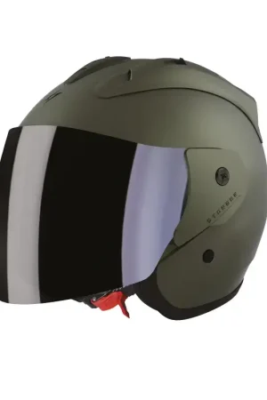 Bon Marché Stormer Casque moto jet Sun Evo 2.0