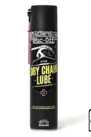 Lubrifiant chaîne MUC-OFF Dry PTFE Chain Lube 400ml Must-Have