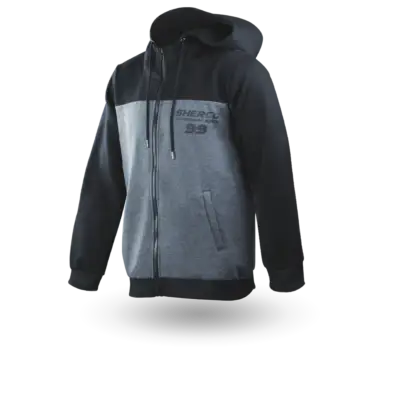 Jusqu’à Épuisement Des Stocks Sweat à capuche SHERCO Trademark noir/gris