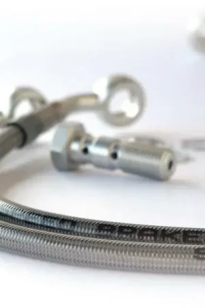 Achat Immédiat Durite de frein Aviation SPEEDBRAKES carbone/raccord bleu YAMAHA WR 450 F 2003-2004