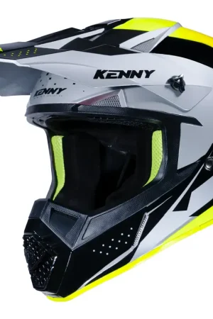 Casque Kenny Track Graphic noir/gris 2023 Solde