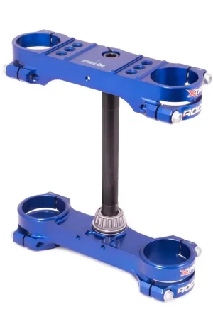 Affaire À Saisir Té de fourche XTRIG Rocs Tech bleu offset 22mm