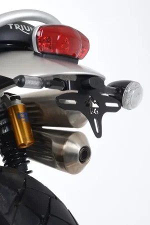 Support de plaque R&G RACING - noir Triumph 1200 Scrambler XC/XE Satisfait Ou Remboursé