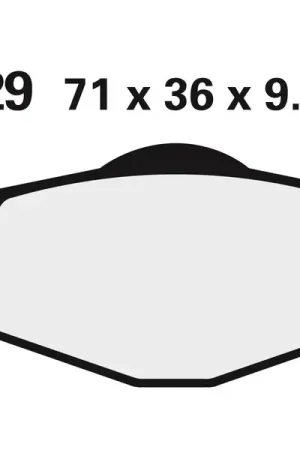 Pas Cher Plaquettes de frein NISSIN Off-Road semi-métallique - 2P-229GS