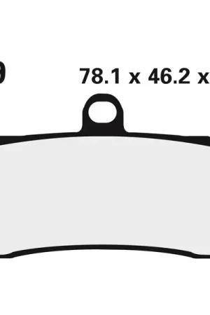 Certifié Plaquettes de frein NISSIN route /Off-Road métal fritté - 2P-339ST