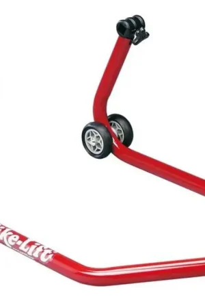 Béquille arrière universelle BIKE LIFT rouge avec supports en "V" Populaire