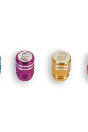 Bouchons de valves Schrader V BIKE - aluminium or Populaire