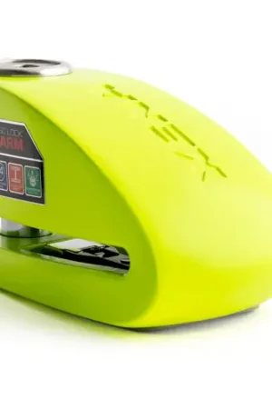 Acheter En Ligne Bloque disque Alarme XENA XX15 Jaune Fluo SRA