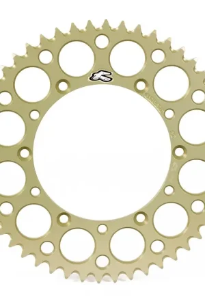 Couronne RENTHAL aluminium Ultra-Light anti-boue anodisé dur 224U - 48 dents Populaire