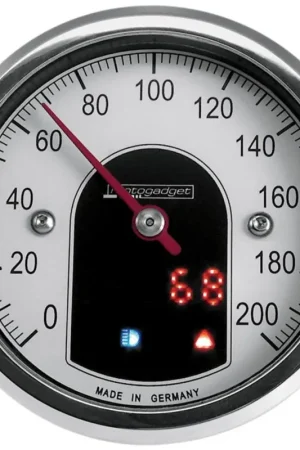 COMPTEUR MOTOSCOPE TINY CHROME 49mm Livraison Express