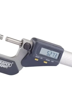 Achetez Aujourd’hui Micromètre numérique DRAPER double lecture - 0 - 25 mm/0 - 1"