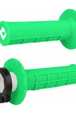 Nouvel Arrivage Poignées lock-on gaufrées V2 ODI vert