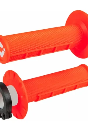 Marque Poignées lock-on gaufrées V2 ODI orange