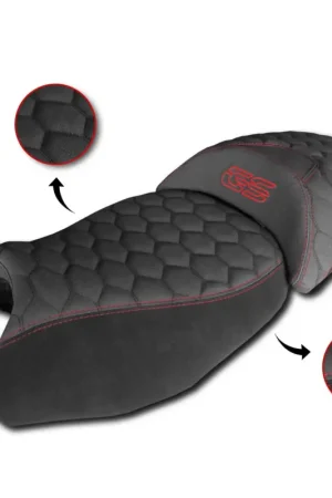 SELLE COMPLETE BMW R 1200 GS 13-18. R 1250 GS 19-23 COUTURE ROUGE Bon Marché