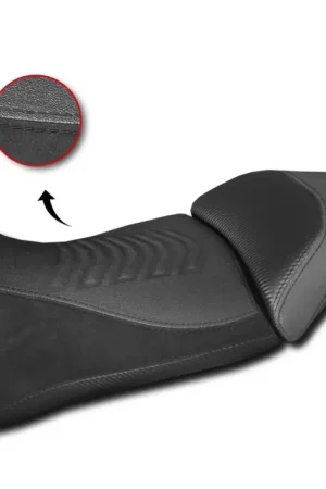 HOUSSE DE SELLE NOIR / COUTURE NOIR pour KTM 1290 SUPER ADVENTURE S 21-24 Authentique