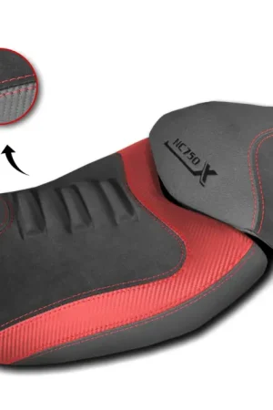 Populaire SELLE CONFORT COMPLETE pour HONDA NC 750 X 2021 à 2024 ( noir & rouge )