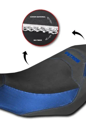 HOUSSE DE SELLE COMPLETE - SUZUKI V-STROM 800 bleu Offre Du Jour
