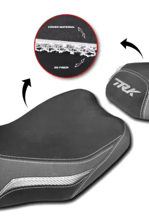 Housse de selle JN COVER CONFORT - BENELLI TRK 702 X - noir / blanc Acheter Direct