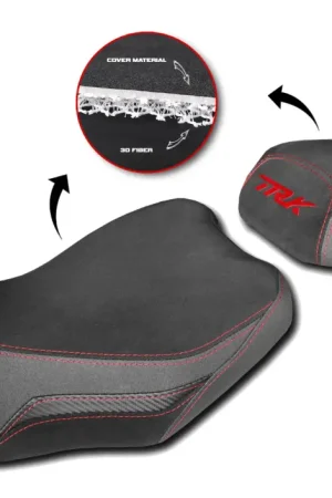 Livraison Gratuite Housse de selle JN COVER CONFORT - BENELLI TRK 702 X - noir / surpiqure rouge