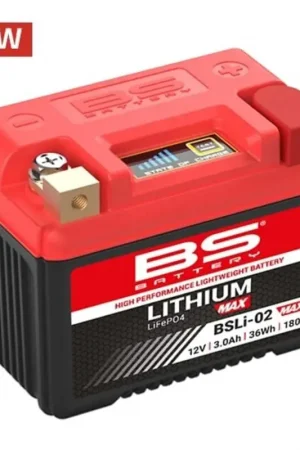 Batterie BS BATTERY Lithium-Ion - BSLI-02 Max Dernière Chance
