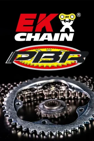 Top Vente Kit chaîne EK/PBR 525ZVX3 18/44 - couronne standard