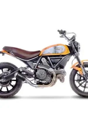Commande En Gros LEOVINCE DUCATI SCRAMBLER 800 / MONSTER 797 / 2015 2020 LV-10 INOX BLACK pot échappement NON HOM 15206B