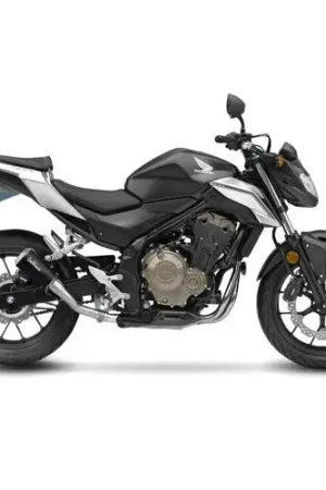 Certifié LEOVINCE HONDA CB 500 X / F / CBR 500 R / 2016 2018 LV-10 INOX BLACK pot échappement NON HOM 15208B