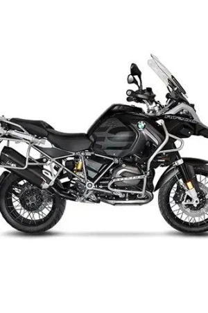 Authentique LEOVINCE BMW R 1200 GS / R 1250 GS / ADVENTURE / 2013 2022 LV-12 BLACK INOX pot échappement EURO 4 15301B