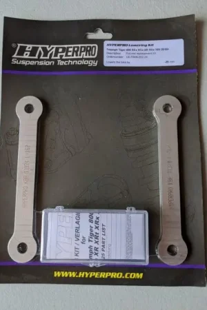Vente Directe Kit de rabaissement HYPERPRO TRIUMPH TIGER 800 XR-XRT-XRX 16-19 (-25mm - biellettes/ressorts)